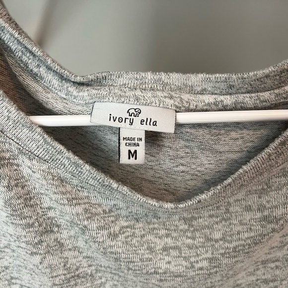 Ivory Ella Heather Gray Sweatshirt - Picture 2 of 4